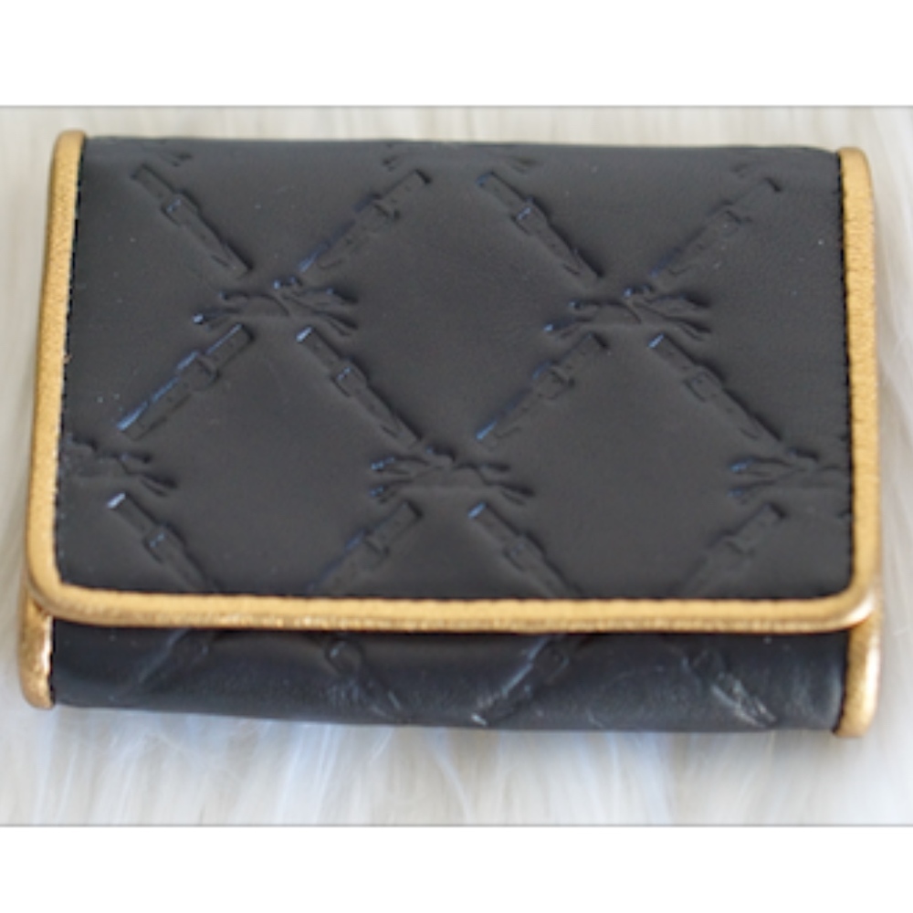 Longchamp leather card holder